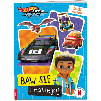 Hot Wheels. Baw się i naklejaj